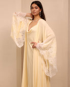 A mid-length shot focusing on the refined style and the natural comfort of the high-quality rayon.