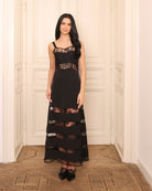 Front perspective of the nightgown, reflecting a clean look combined with the natural softness of the material.