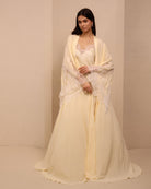 A dynamic view of the Robe and Nightgown Set with a flowing hem, capturing the airy movement of the material.